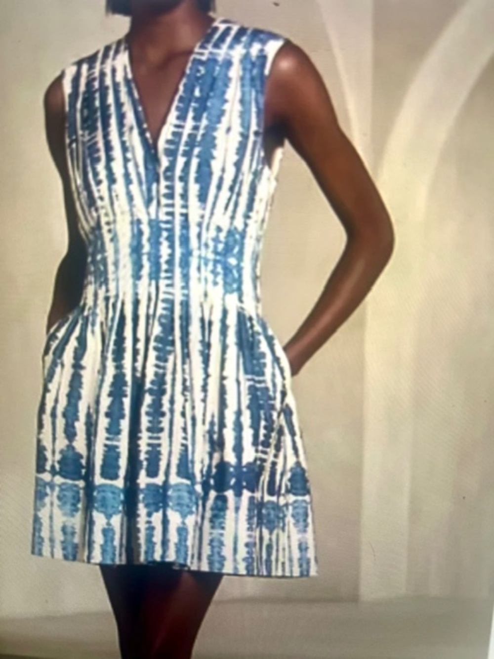 Banana Republic Blue Ariana Dress Size 10 NWT